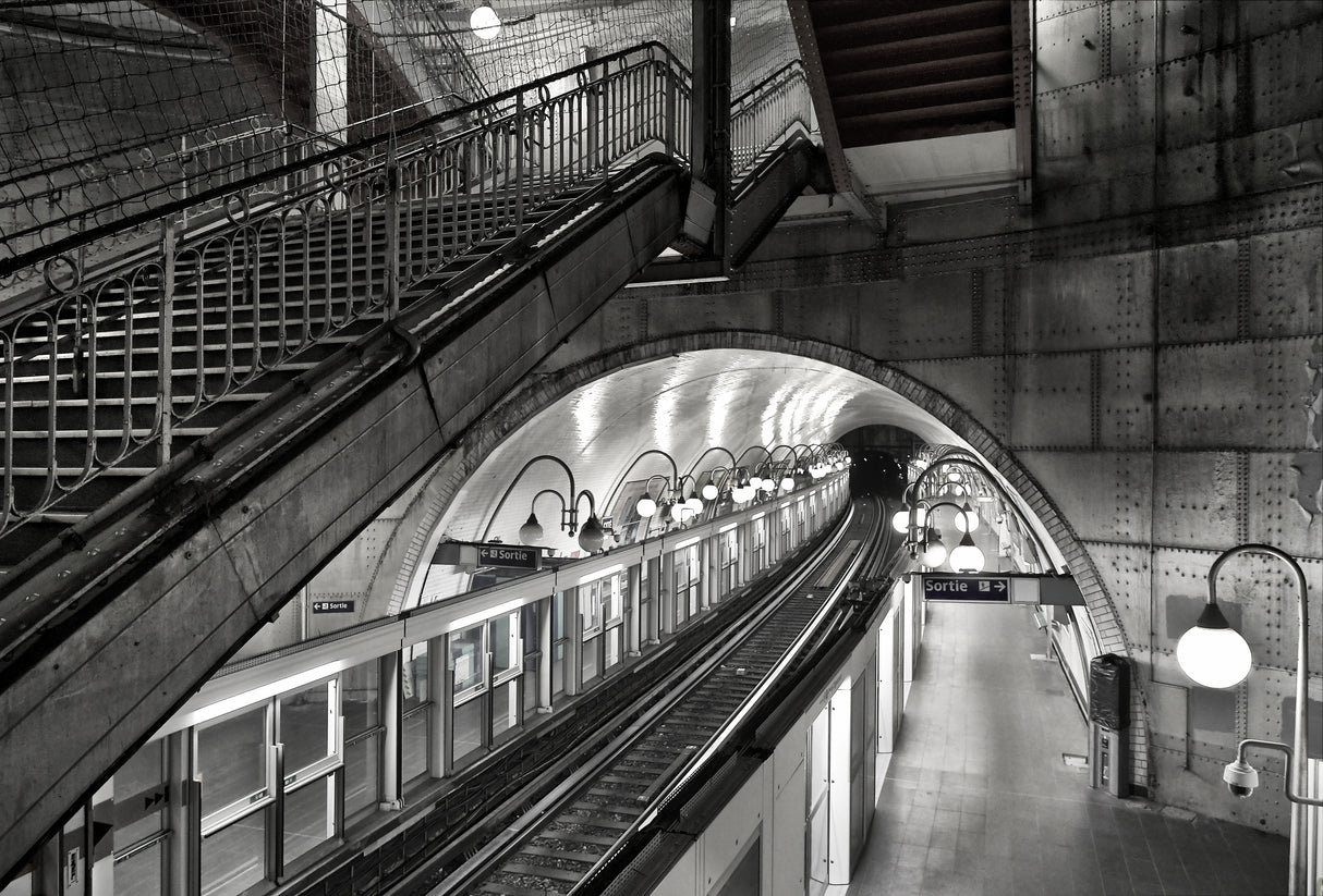 Metro - Paris Poster och Canvastavla