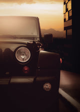 Jeep Sunrise Poster och Canvastavla