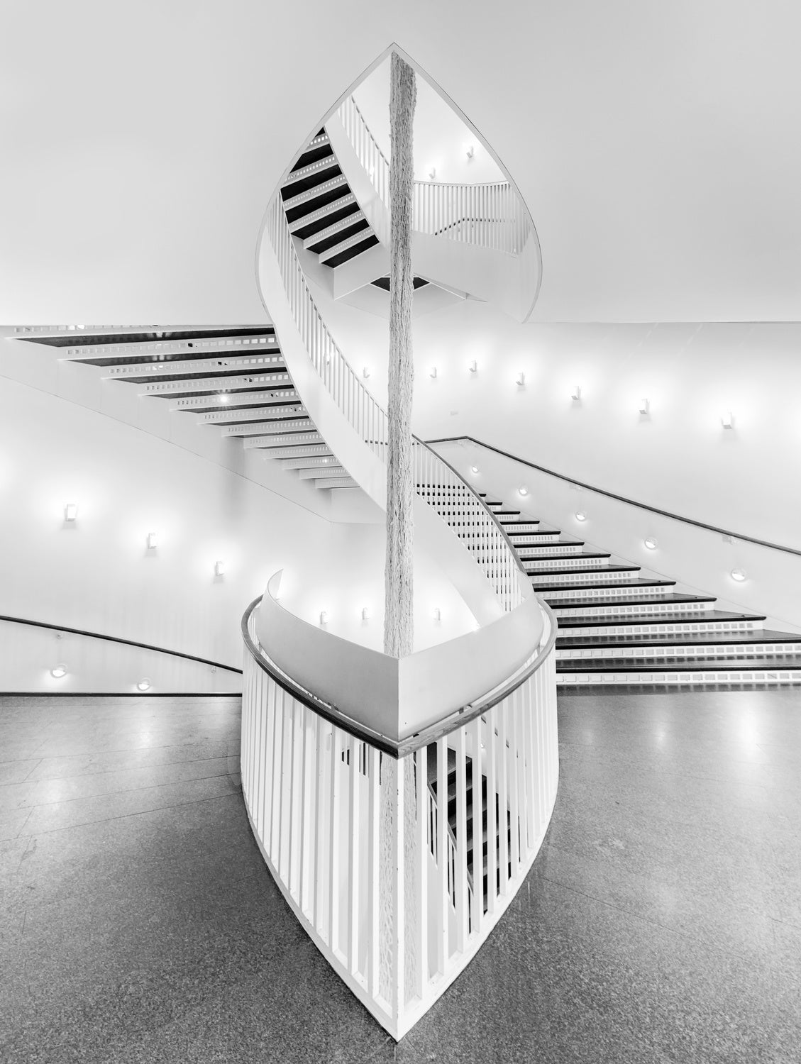 spiral staircase Poster och Canvastavla