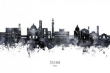 Siena Italy Skyline Poster och Canvastavla