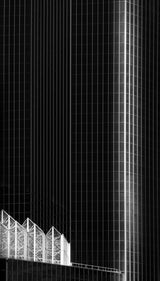 A white structure Poster och Canvastavla