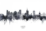 Lagos Nigeria Skyline Poster och Canvastavla