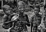 Children from Benin. Poster och Canvastavla