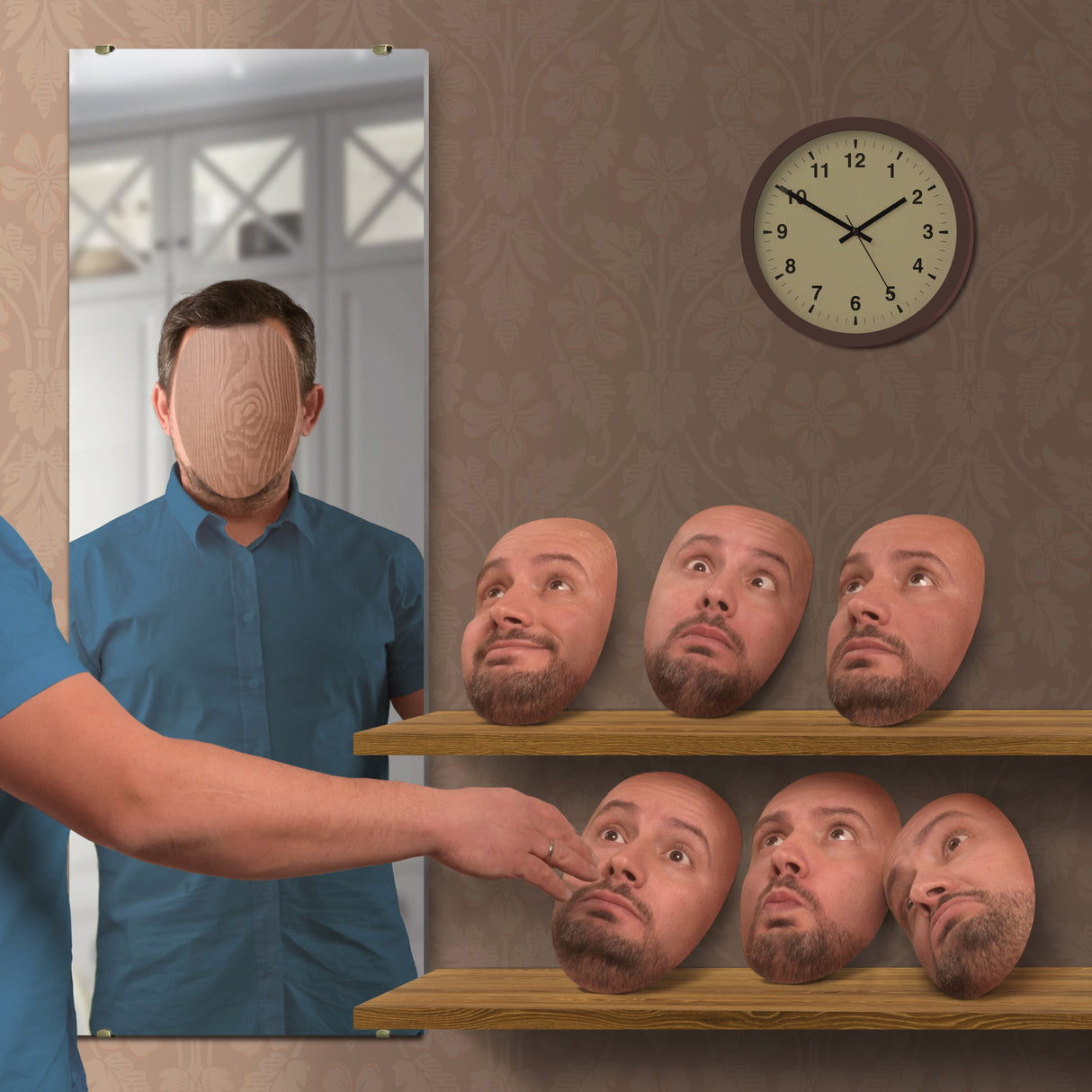 No face Poster och Canvastavla