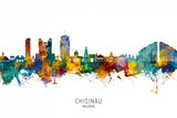 Chisinau Moldova Skyline Poster och Canvastavla