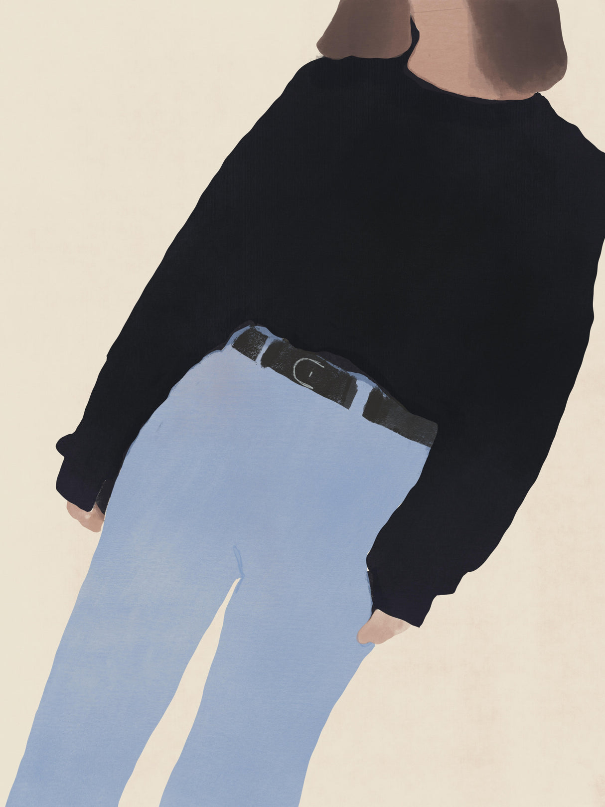 Annoyed Black Poster och Canvastavla