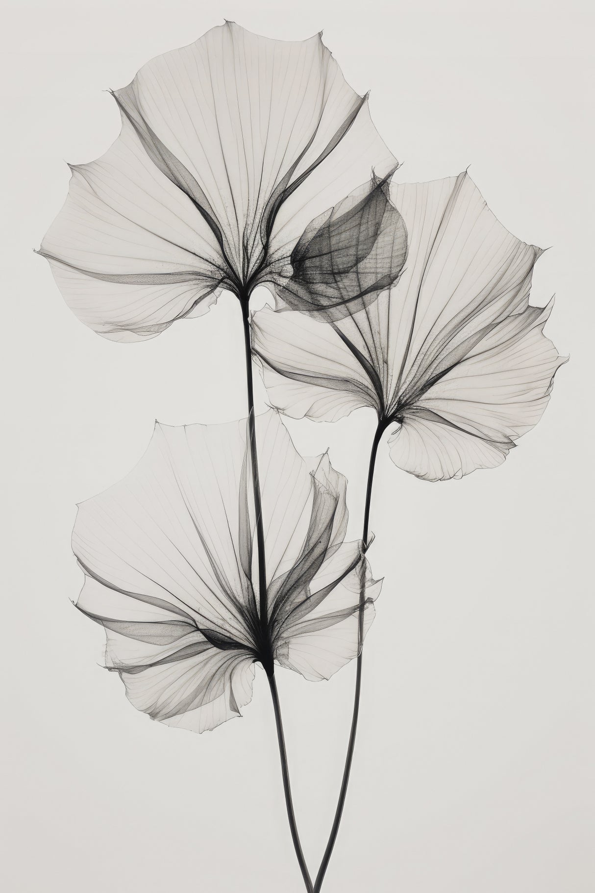 Transparent Botanic No 3 Poster och Canvastavla