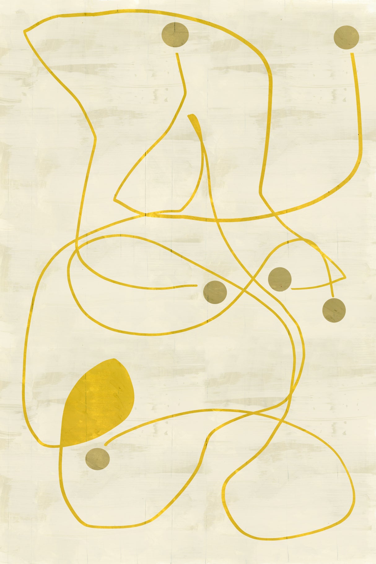 Neutral Lines and Dots 2 Poster och Canvastavla