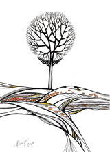 The Round Tree Poster och Canvastavla