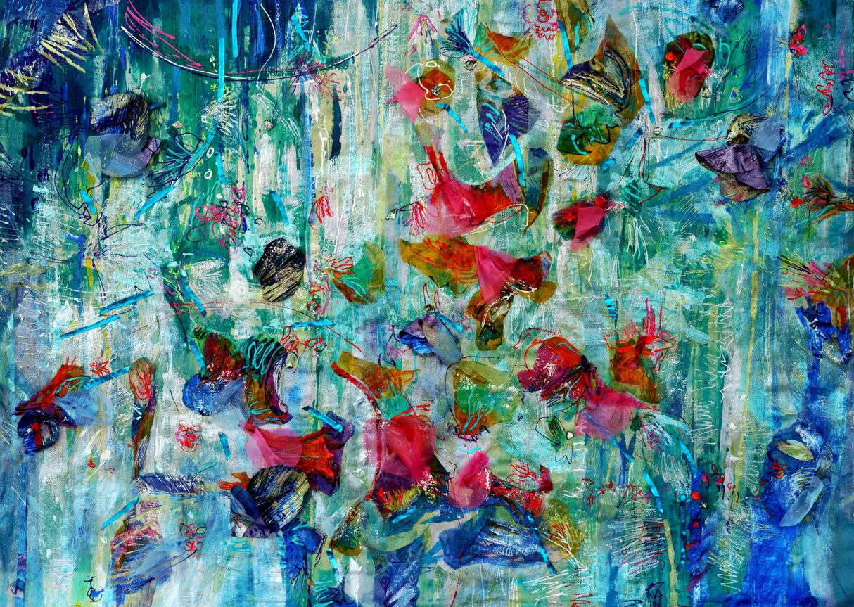 Bloom Shimmer Park Poster och Canvastavla