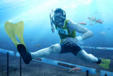 Underwater Hurdling Poster och Canvastavla