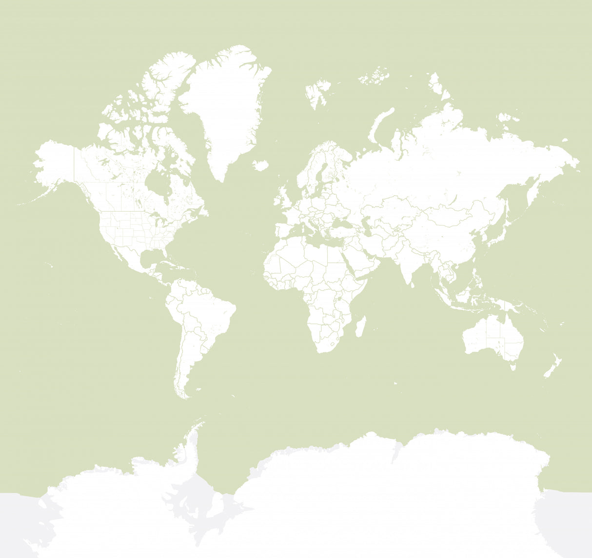 Xolani world map Poster och Canvastavla
