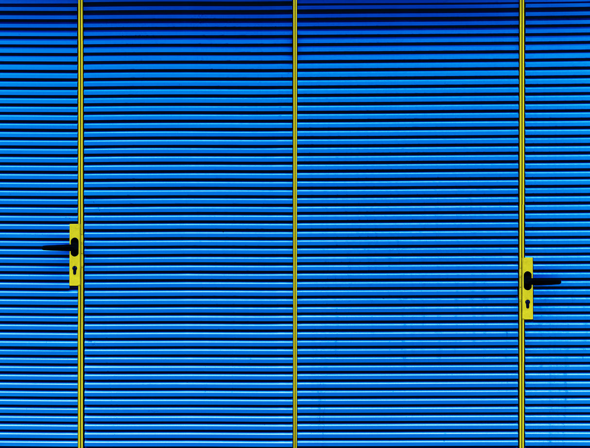 Metallic blue 2 Poster och Canvastavla