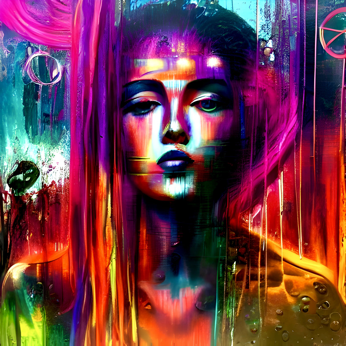 Violeta Poster och Canvastavla