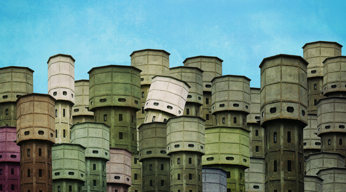 Old towers Poster och Canvastavla