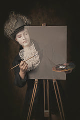 Painting myself Poster och Canvastavla