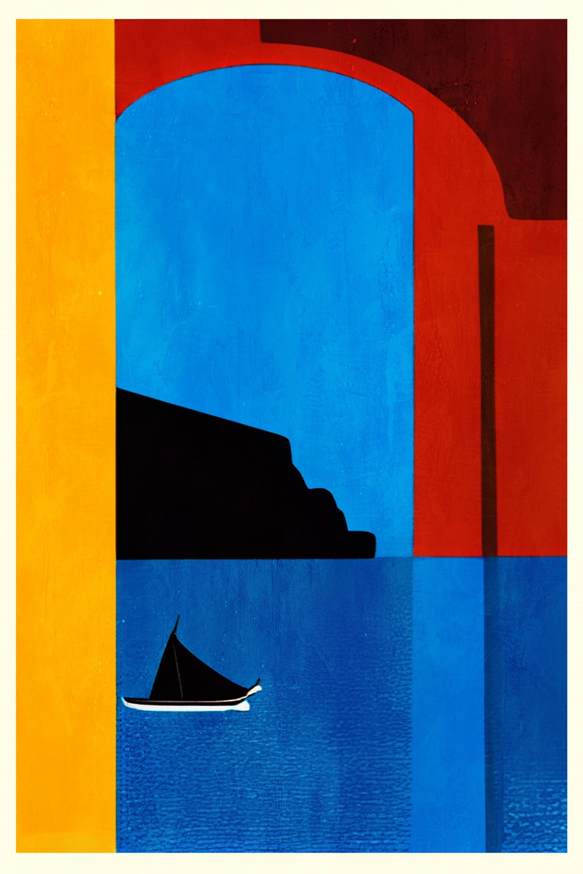 Sunset Cruise In Italy Poster och Canvastavla