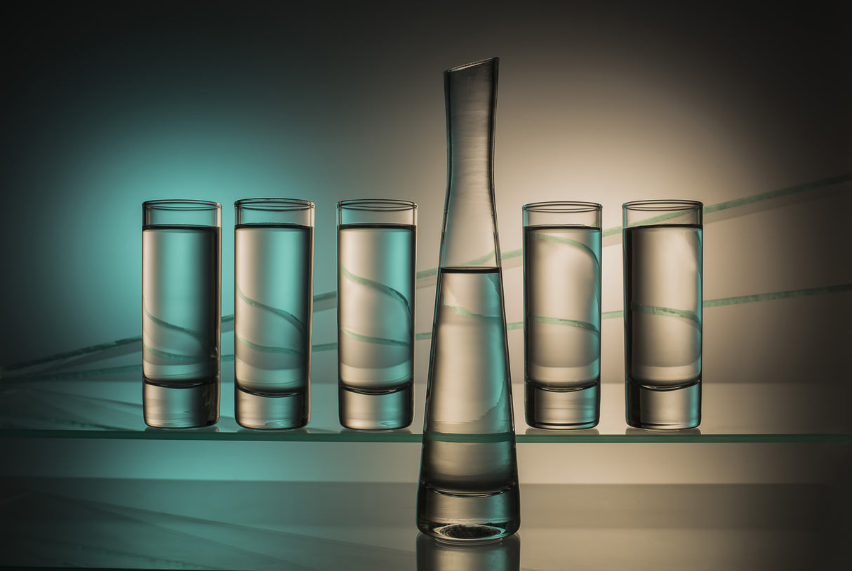 From the series "Experiments with glass" Poster och Canvastavla