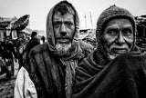 Workers in a market in Bangladesh. Poster och Canvastavla