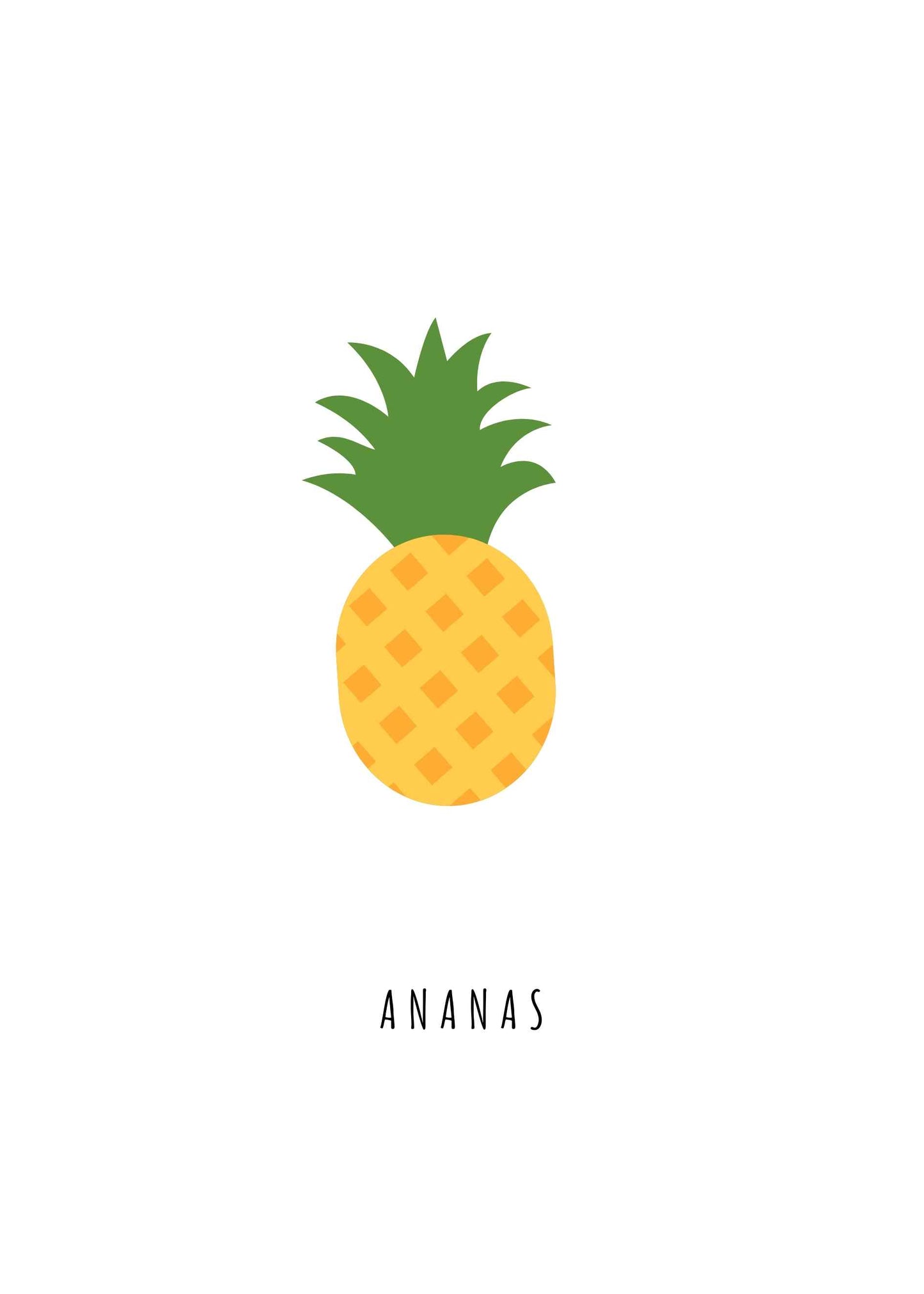 Ananasbarnposter