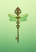 Key Dragonfly Poster och Canvastavla