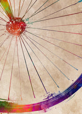 Cycling sport art 13 Poster och Canvastavla