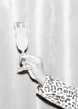 Hands Glass Black and White Poster och Canvastavla