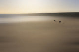 Figures on an oiled beach Poster och Canvastavla