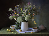 Still life with a bouquet of meadow flowers Poster och Canvastavla