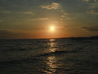 amazing sea view at sunset Poster och Canvastavla