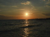 amazing sea view at sunset Poster och Canvastavla