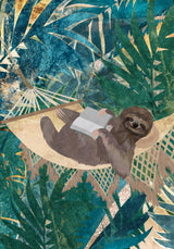 Sloth in the jungle Poster och Canvastavla