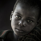 dowayo boy at Faro Valley, Cameroon Poster och Canvastavla