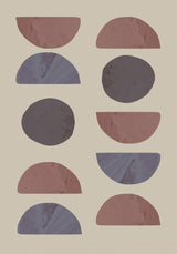 Collage 04 Sand Poster och Canvastavla