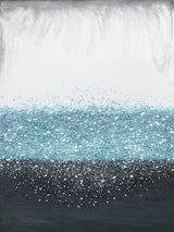 Crystal Rain Blue Poster och Canvastavla