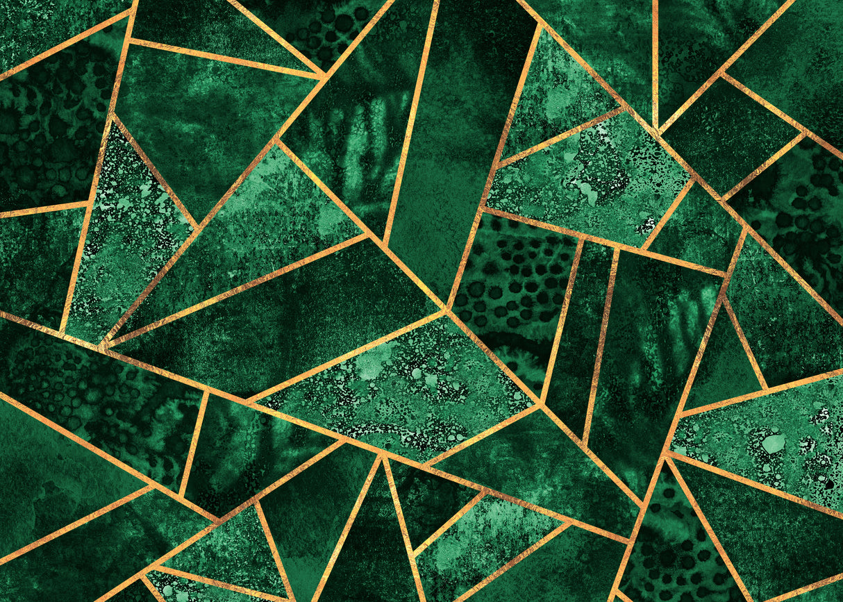 Deep Emerald Poster och Canvastavla