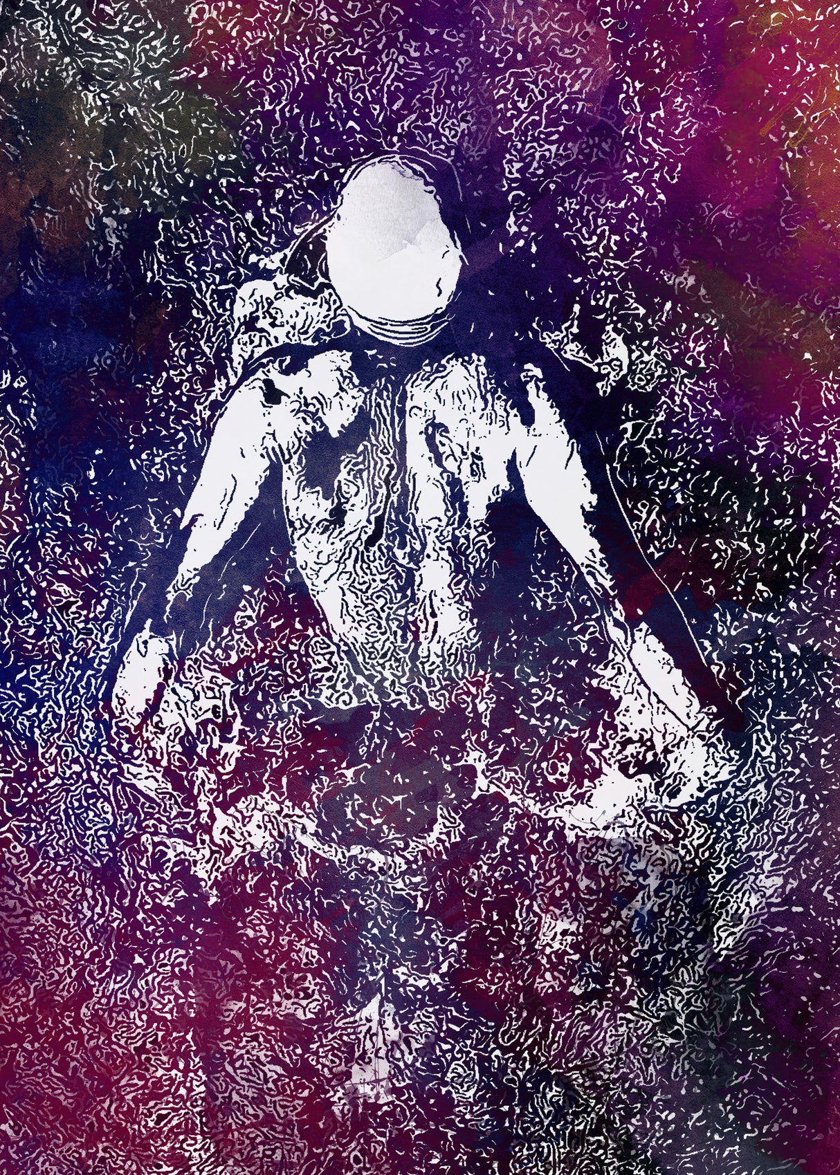 Swimmer sport art Poster och Canvastavla