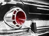 US classic car 1963 New Yorker rear abstract Poster och Canvastavla