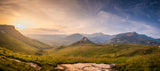 Sunrise Golden Gate - Pano Poster och Canvastavla