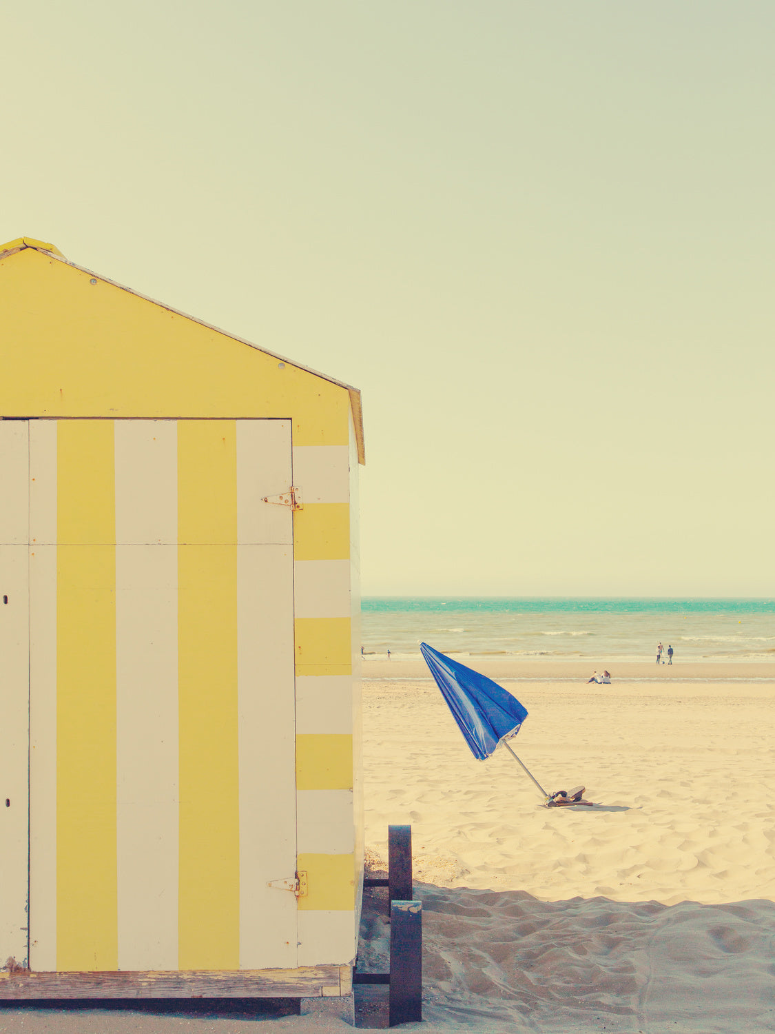 The blue umbrella Poster och Canvastavla