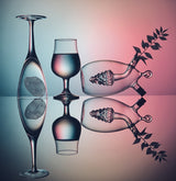 Leaf in Glass Poster och Canvastavla