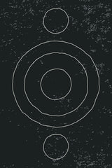 Black and White Minimal Set #2 Poster och Canvastavla