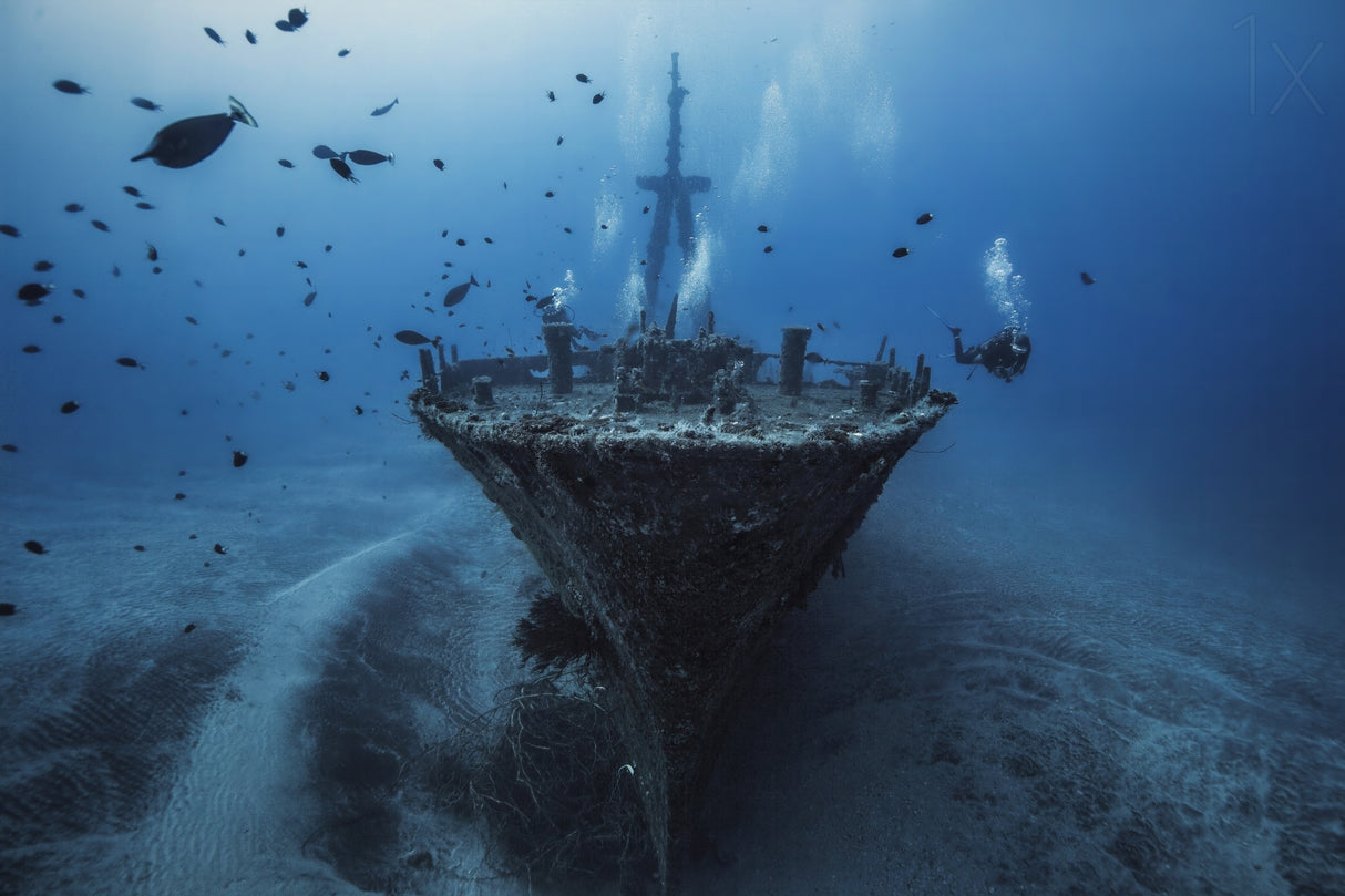Hai Siang Wreck Poster och Canvastavla