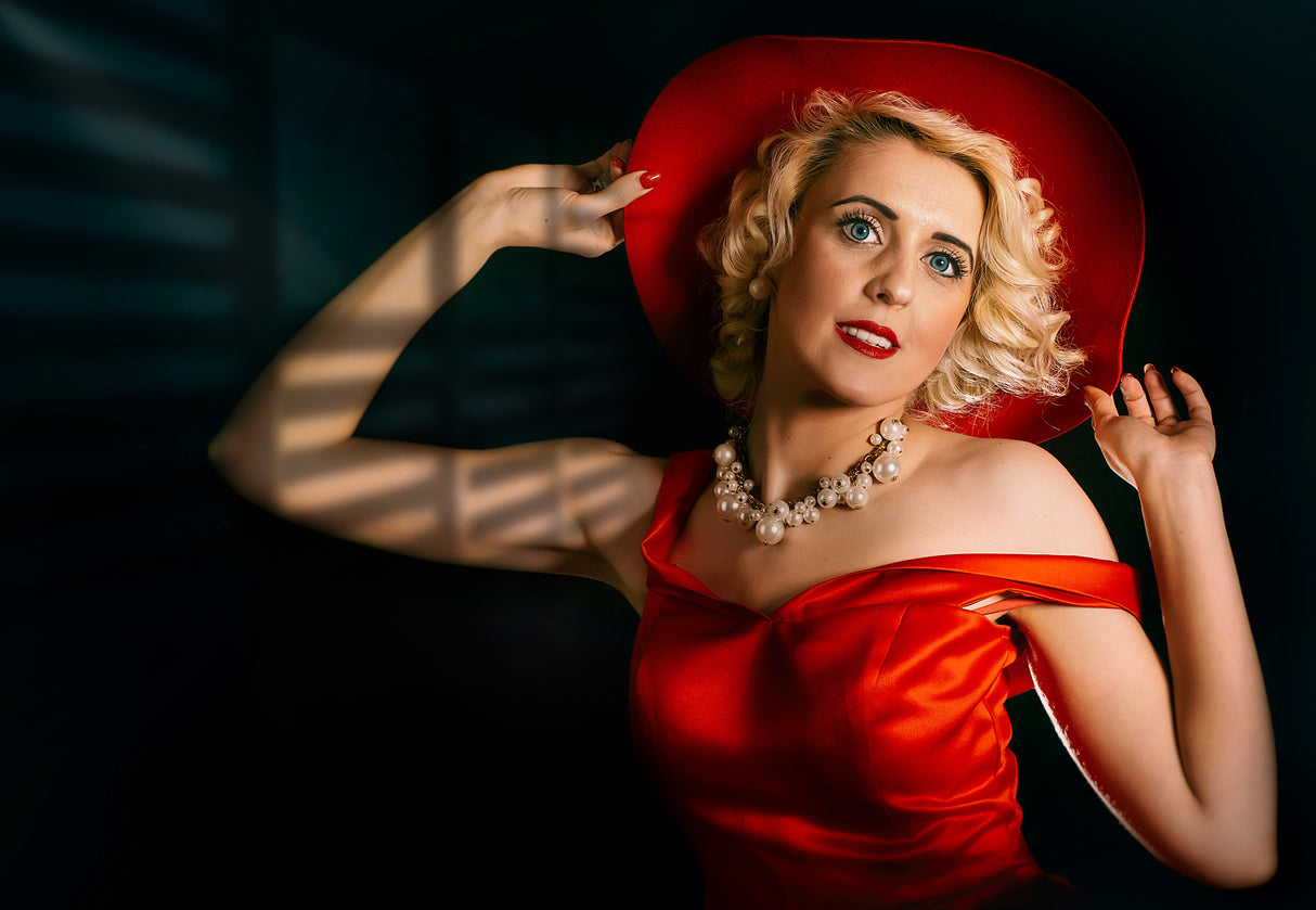 Girl With The Red Hat Poster och Canvastavla