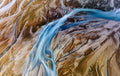 Glacial Veins at Sunset Poster och Canvastavla