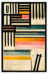 Crossed Lines Poster och Canvastavla