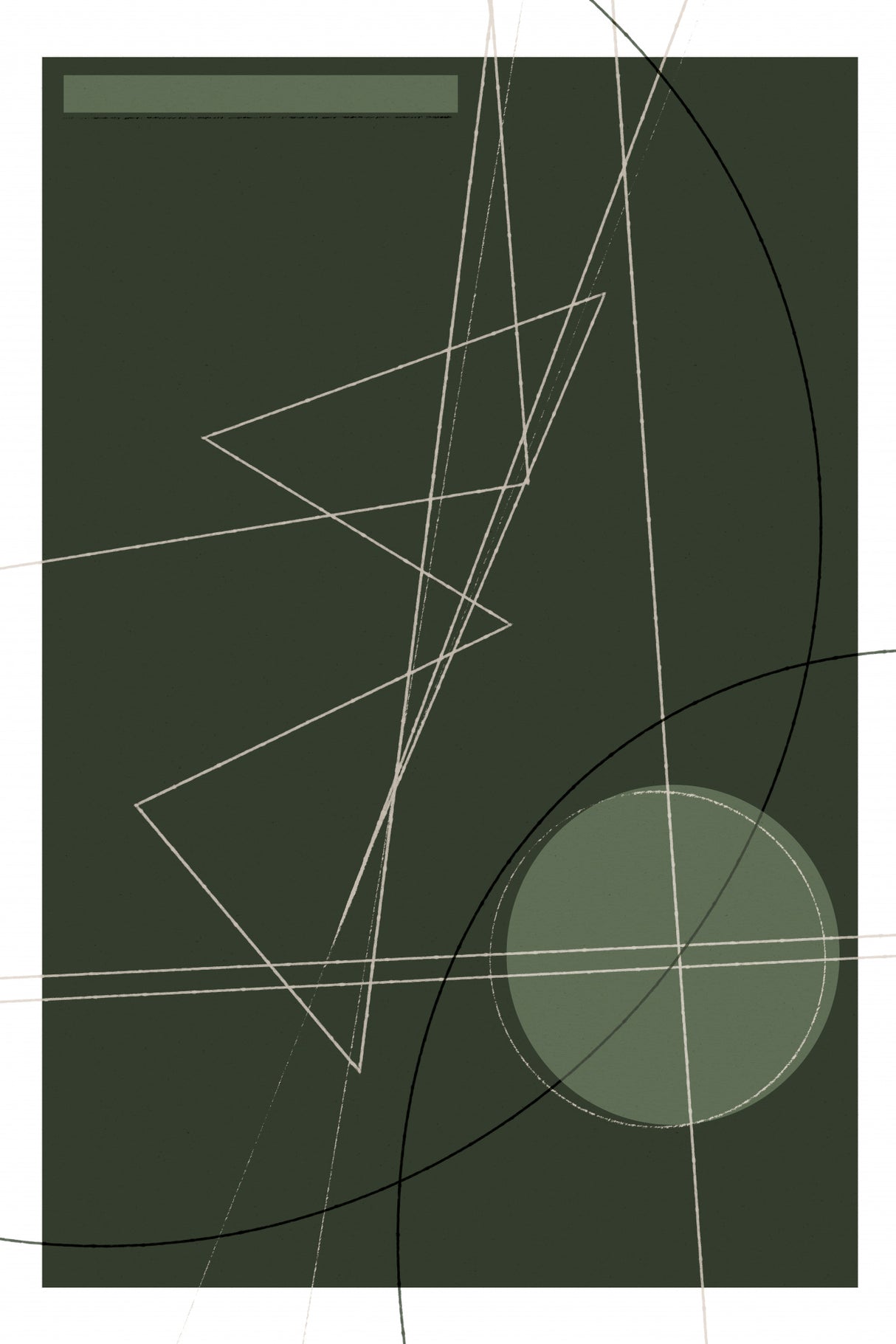 Angularlines No18 Poster och Canvastavla