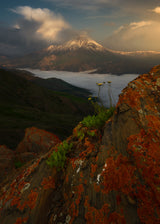 Spring Atmosphere in Mount Damavand Poster och Canvastavla