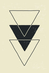 Abstract Triangles #6 Poster och Canvastavla