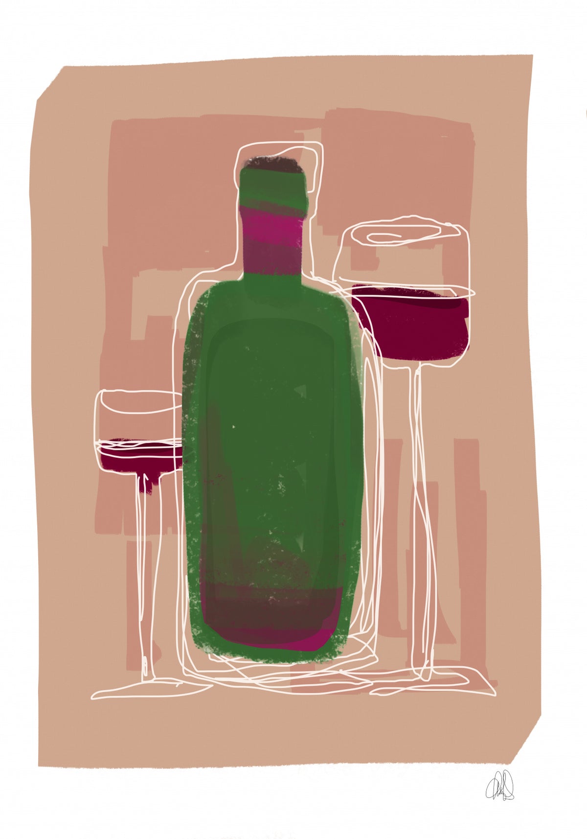 Summer Wine Poster och Canvastavla
